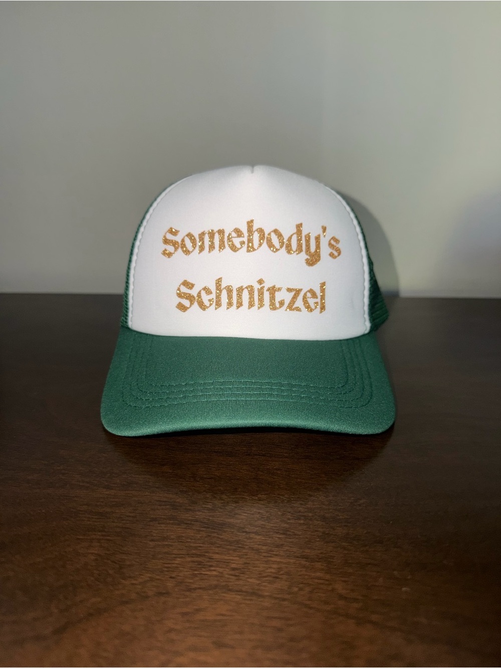 New! Octoberfest “Somebody's Schnitzel” Trucker Hat